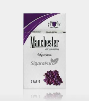 Manchester Superslims Grapes sigara